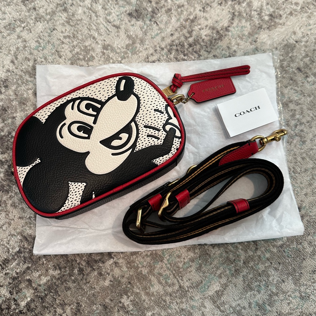 *New* Disney Mickey Mouse X Keith Haring Leather Crossbody